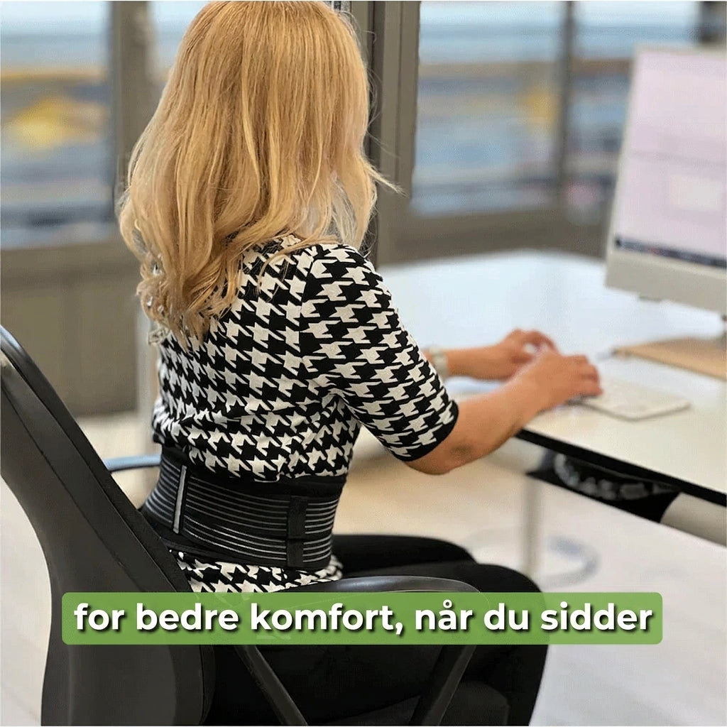 3-Bånd Rygbælte™ | Maksimal støtte og smertelindring