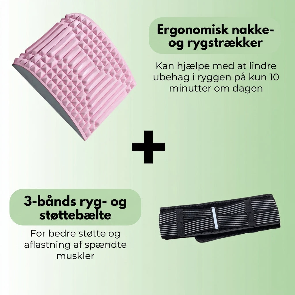 3-Bånd Rygbælte™ | Maksimal støtte og smertelindring
