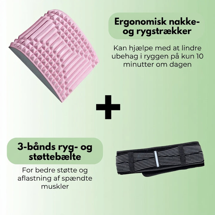 3-Bånd Rygbælte™ | Maksimal støtte og smertelindring