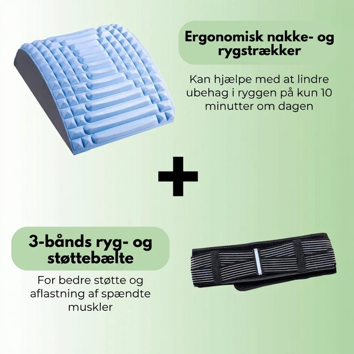 3-Bånd Rygbælte™ | Maksimal støtte og smertelindring
