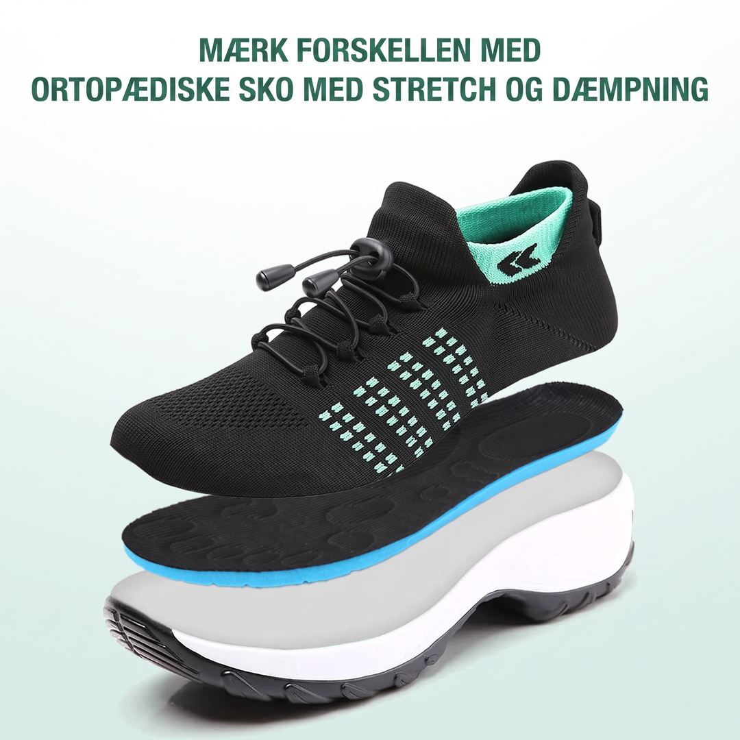 Astrid™ | Let komfortsneaker med elastisk snøring