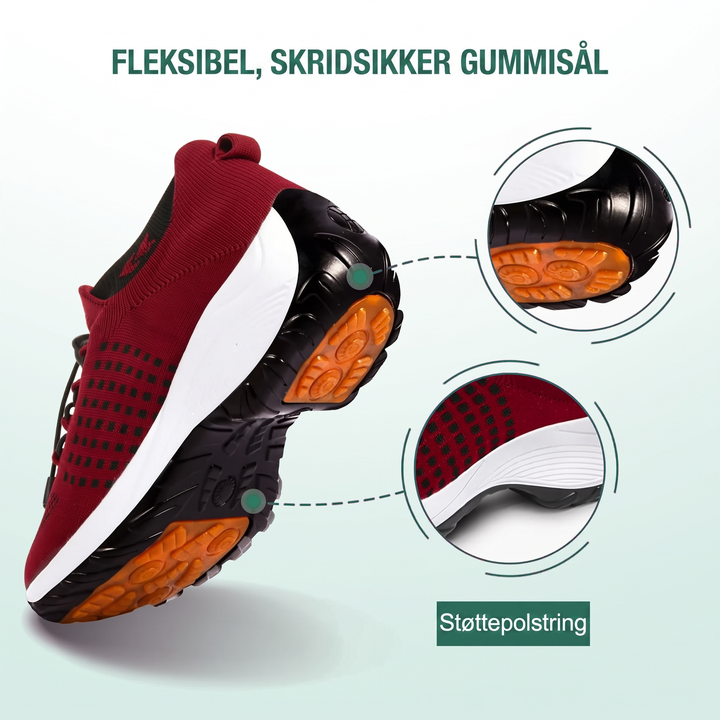 Astrid™ | Let komfortsneaker med elastisk snøring