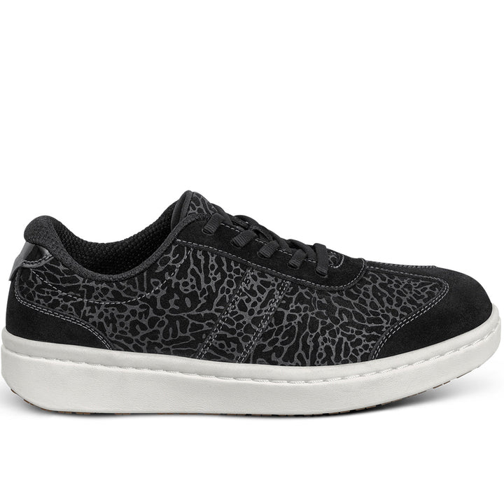 Carla™ | Komfortable sneakers i sort