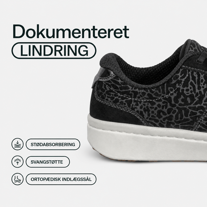Carla™ | Komfortable sneakers i sort