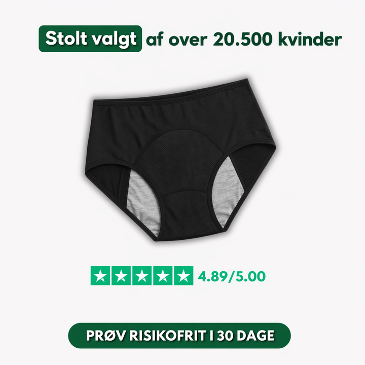 DameTryg™ | Diskrete inkontinens underbukser (300 ml)