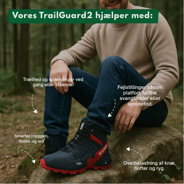 GripTrail™ 2.0 | Ortopædisk, vandtæt outdoorstøvle