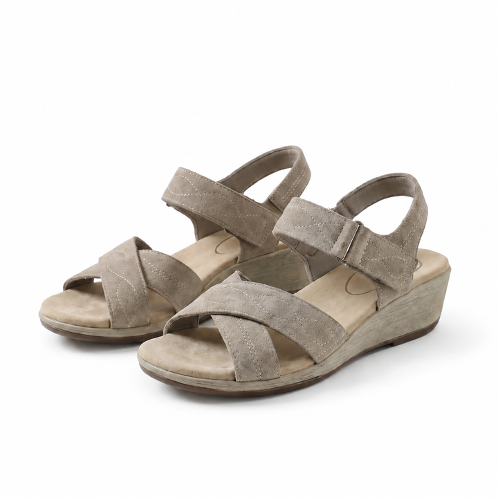 Holly™ | Varm elegance i blød taupe