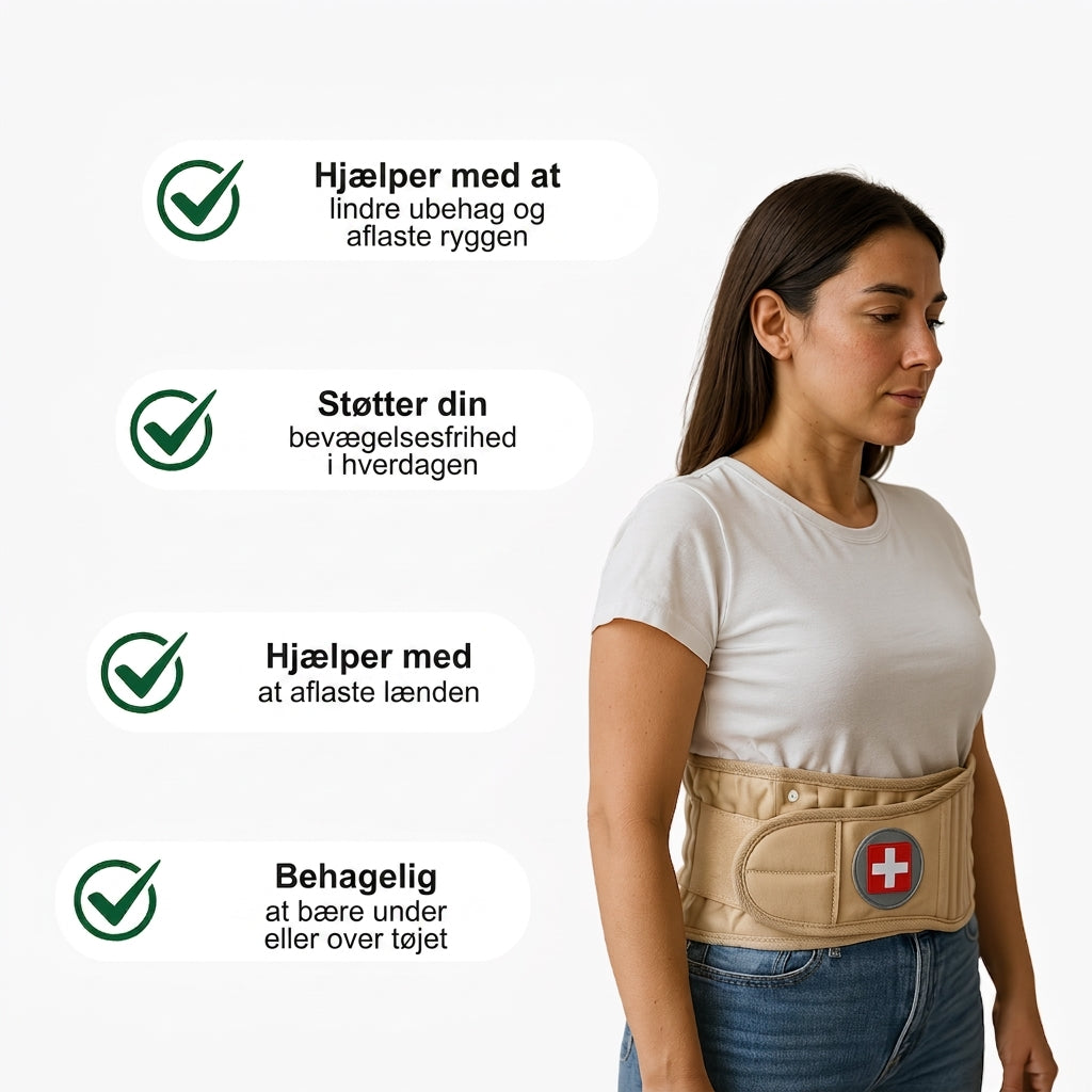 LændBælte™ | Stabil støtte og komfort hele dagen