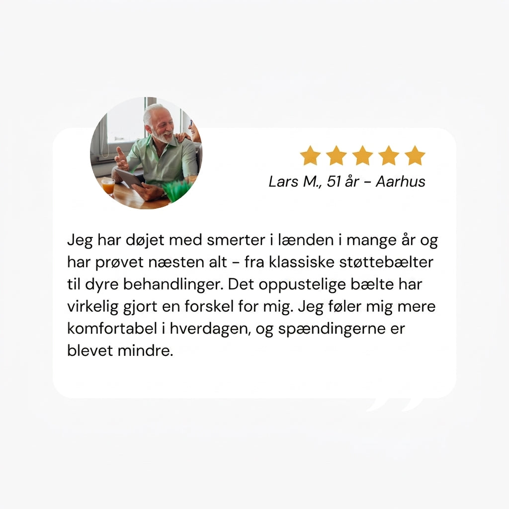 LændBælte™ | Stabil støtte og komfort hele dagen
