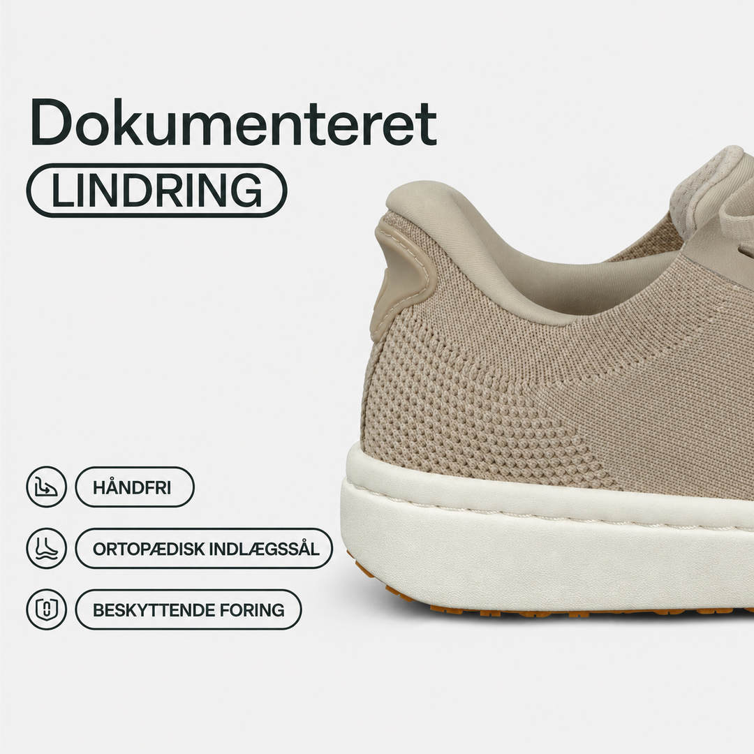 Lena™ | Let komfort-sneaker i beige