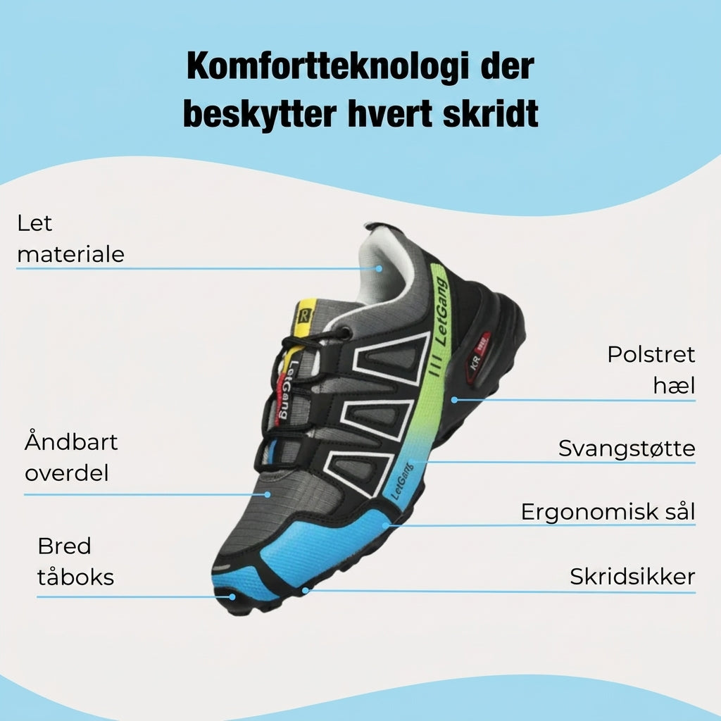 LetGang™ | Ergonomiske komfortsko til daglig brug