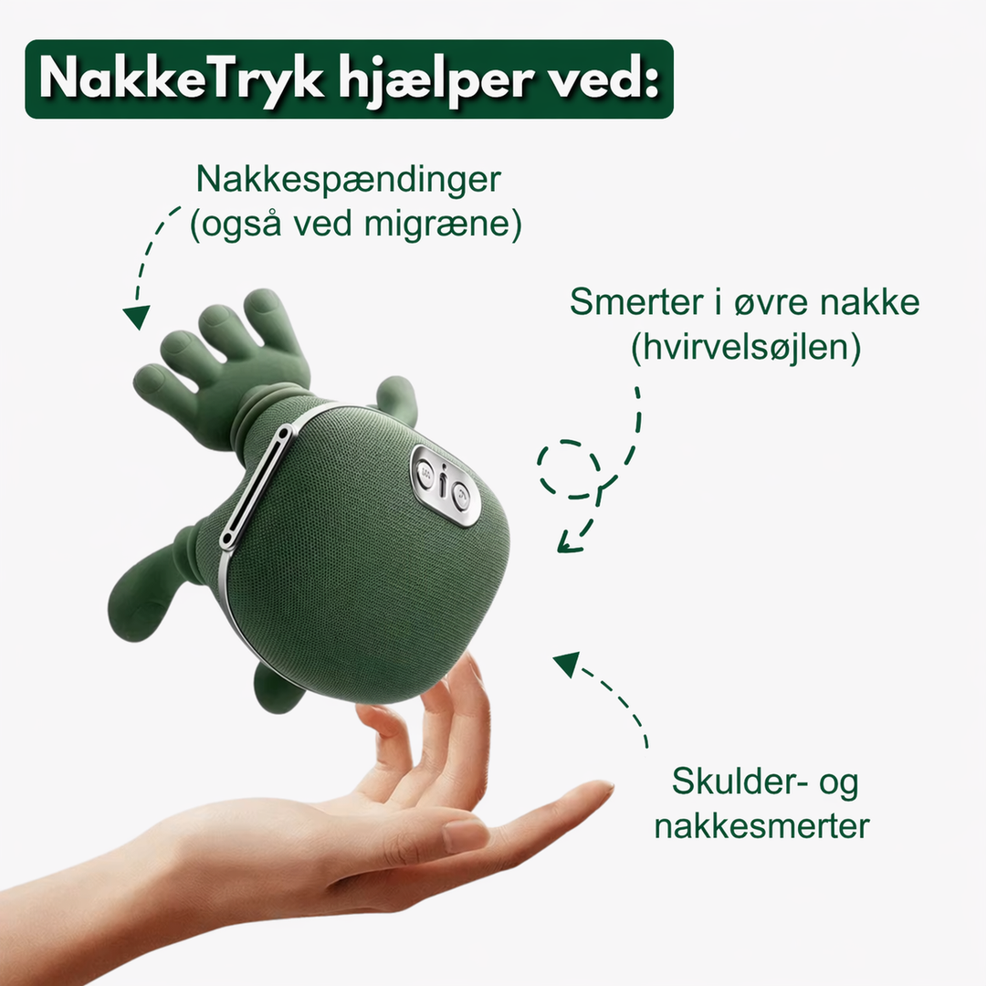 NakkeTryk™ | Lindrer spændinger og smerter i nakken