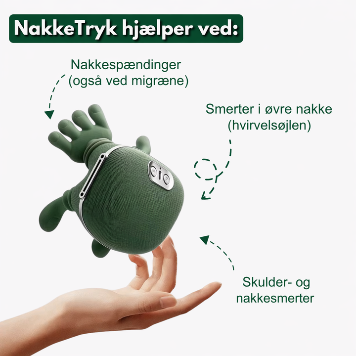 NakkeTryk™ | Lindrer spændinger og smerter i nakken