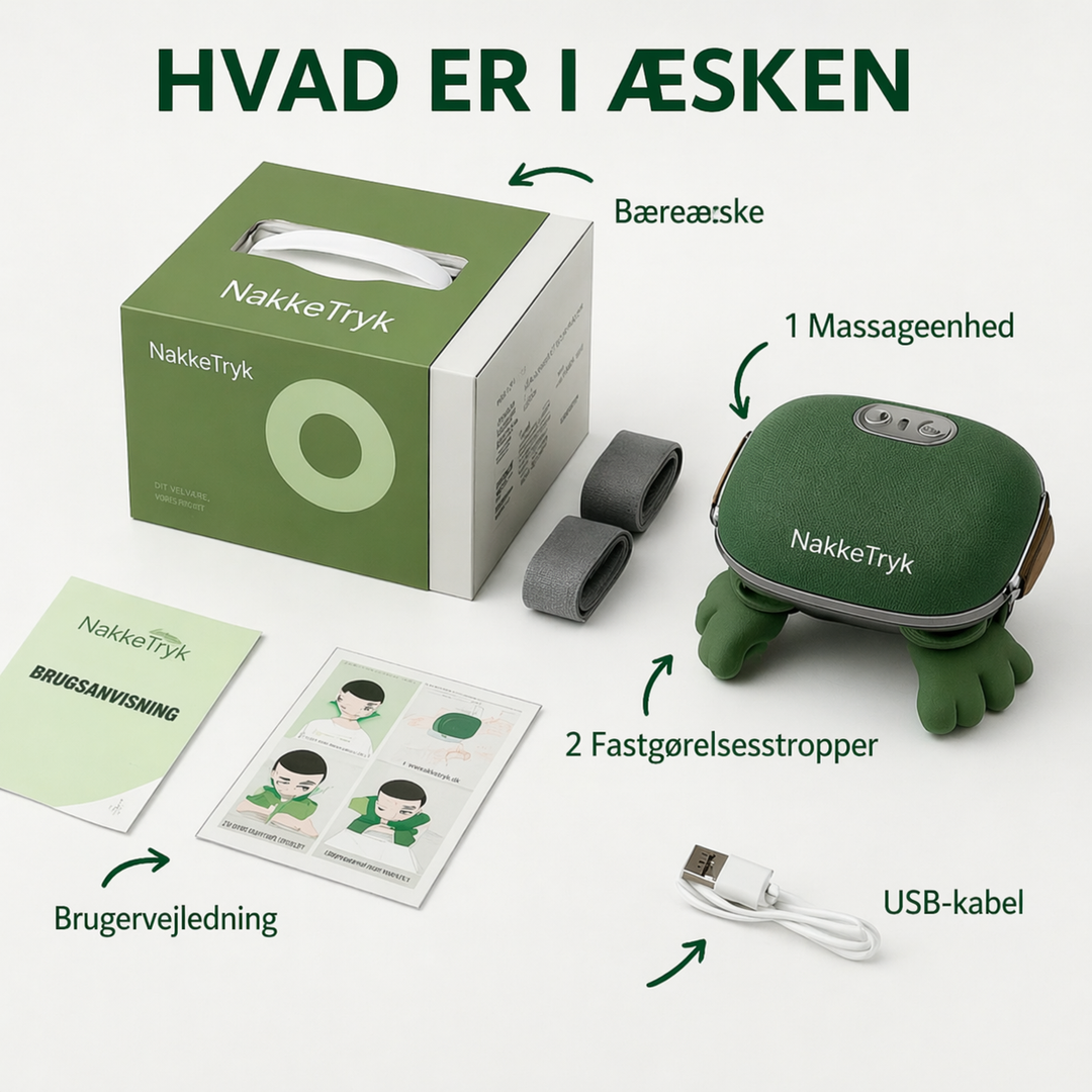 NakkeTryk™ | Lindrer spændinger og smerter i nakken