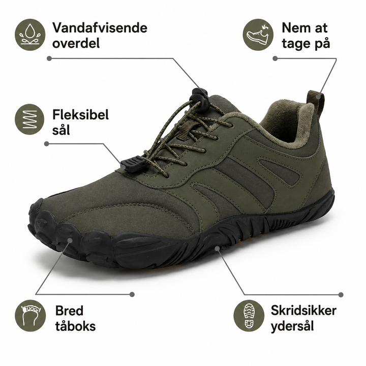 NordSkridt™ | Vandafvisende barfodssko til foråret