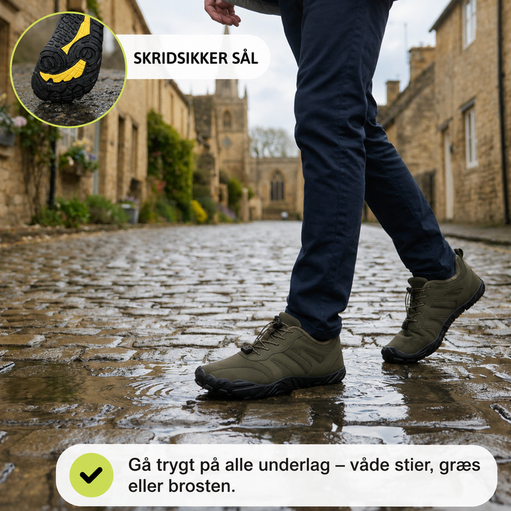 NordSkridt™ | Vandafvisende barfodssko til foråret