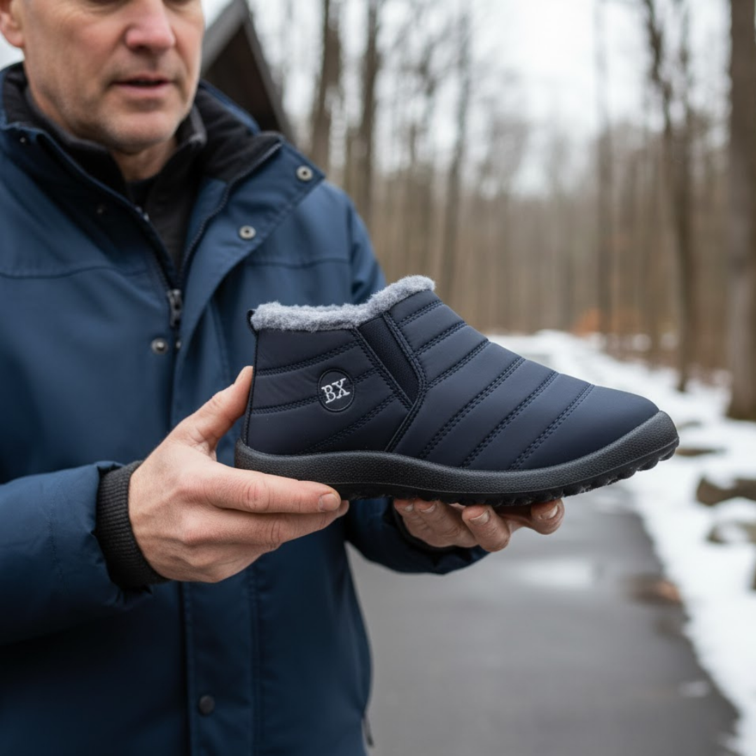 Nordstep™ | Ergonomiske &amp; skridsikre komfort-vinterstøvler