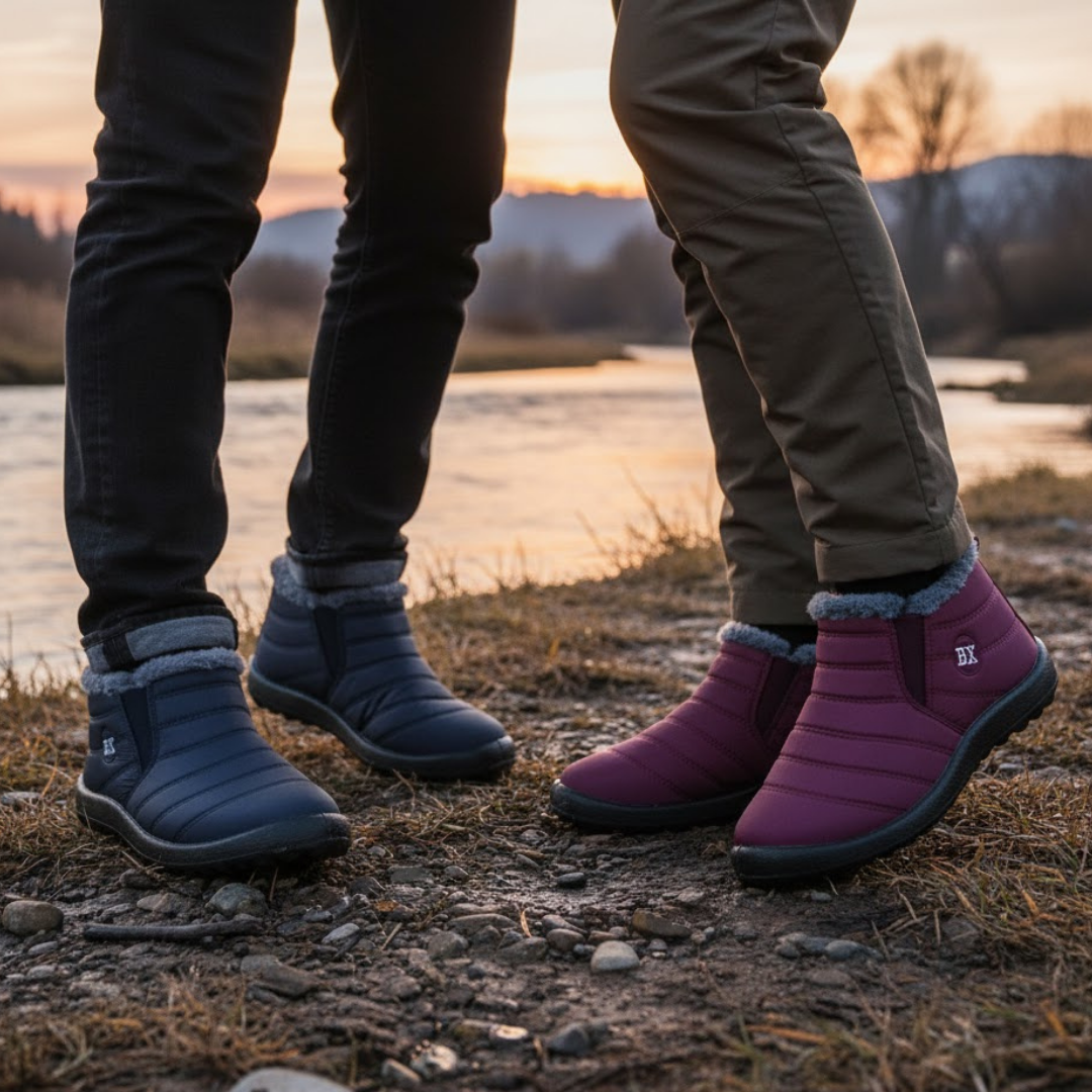 Nordstep™ | Ergonomiske &amp; skridsikre komfort-vinterstøvler