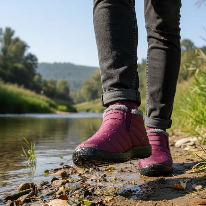 Nordstep™ | Ergonomiske &amp; skridsikre komfort-vinterstøvler