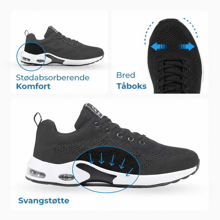 OrthoStep™ | Ergonomiske, smertelindrende sneakers