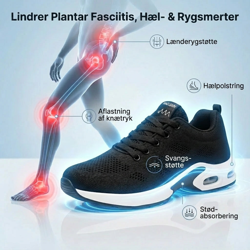 OrthoStep™ | Ergonomiske, smertelindrende sneakers