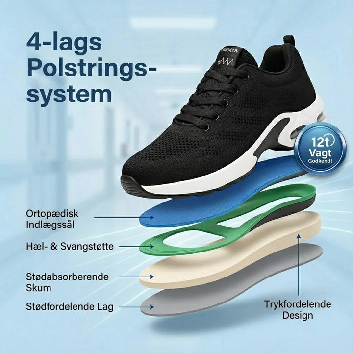 OrthoStep™ | Ergonomiske, smertelindrende sneakers