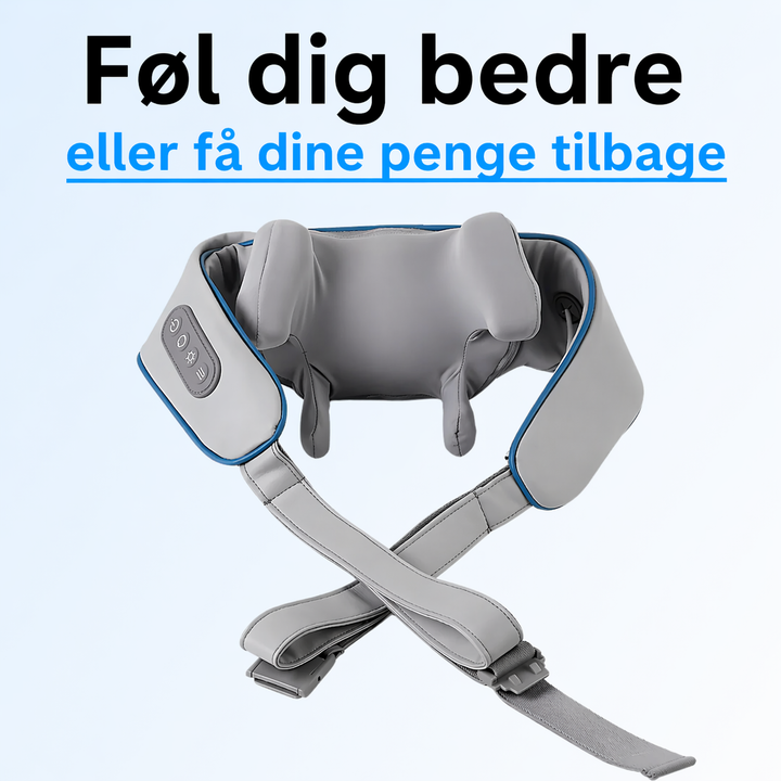 SmartNakke™ | Elektrisk massage med varme og lindring