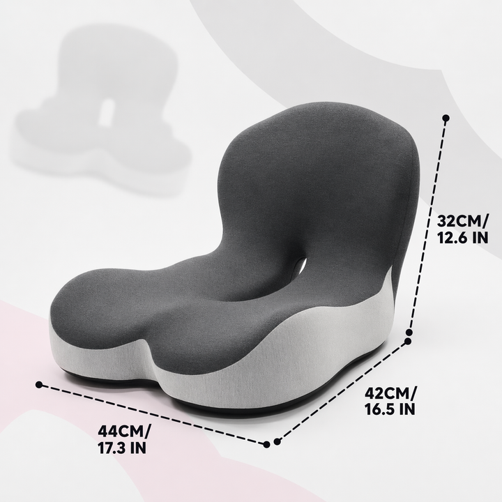 StøttePude™ | Ergonomisk siddepude til lindring af ryg og lænd