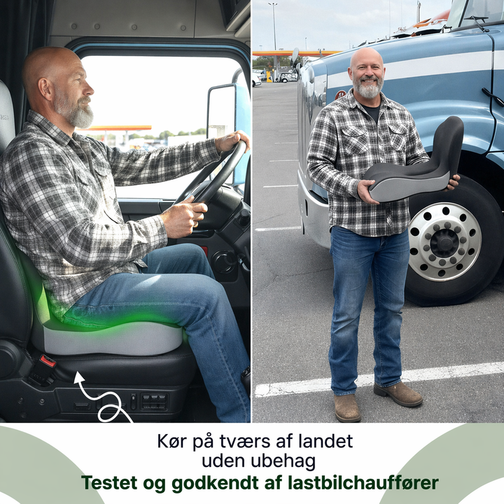 StøttePude™ | Ergonomisk siddepude til lindring af ryg og lænd