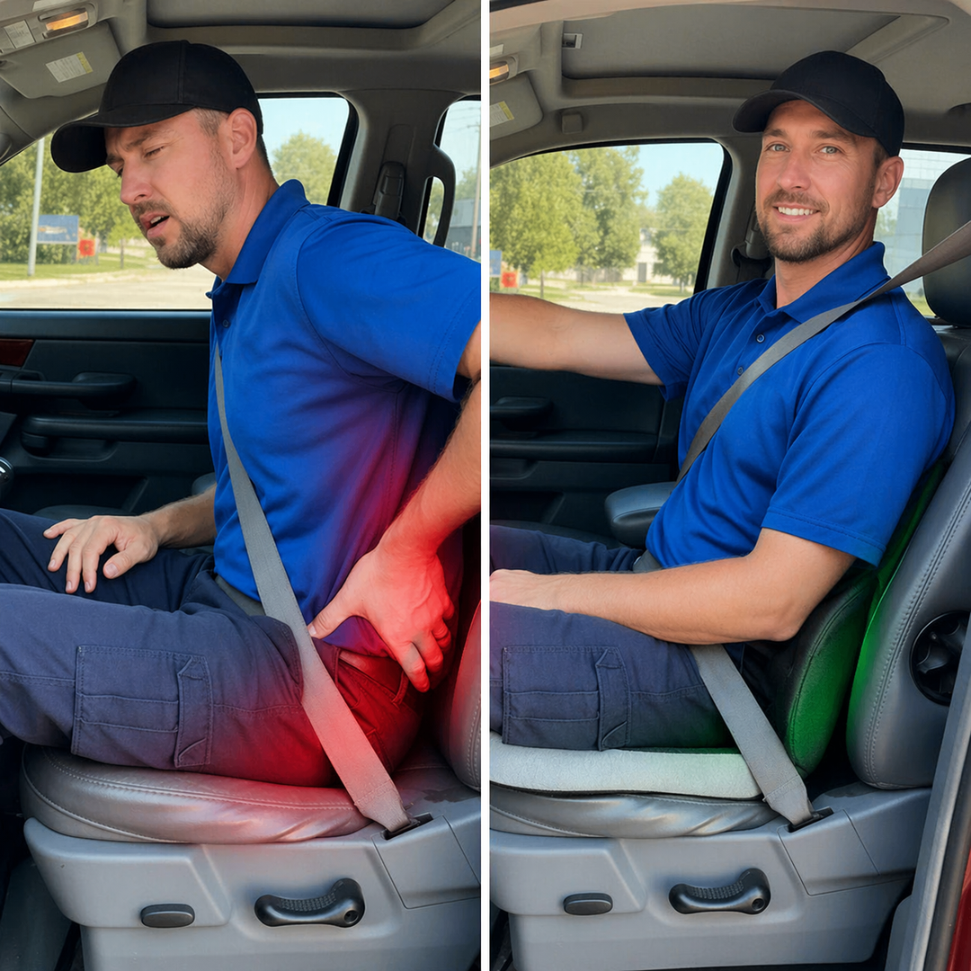 StøttePude™ | Ergonomisk siddepude til lindring af ryg og lænd