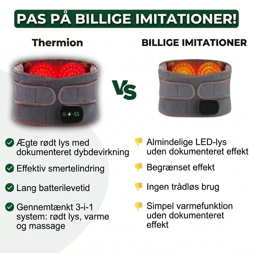 Thermion™ | Terapeutisk varme til lindring af rygsmerter