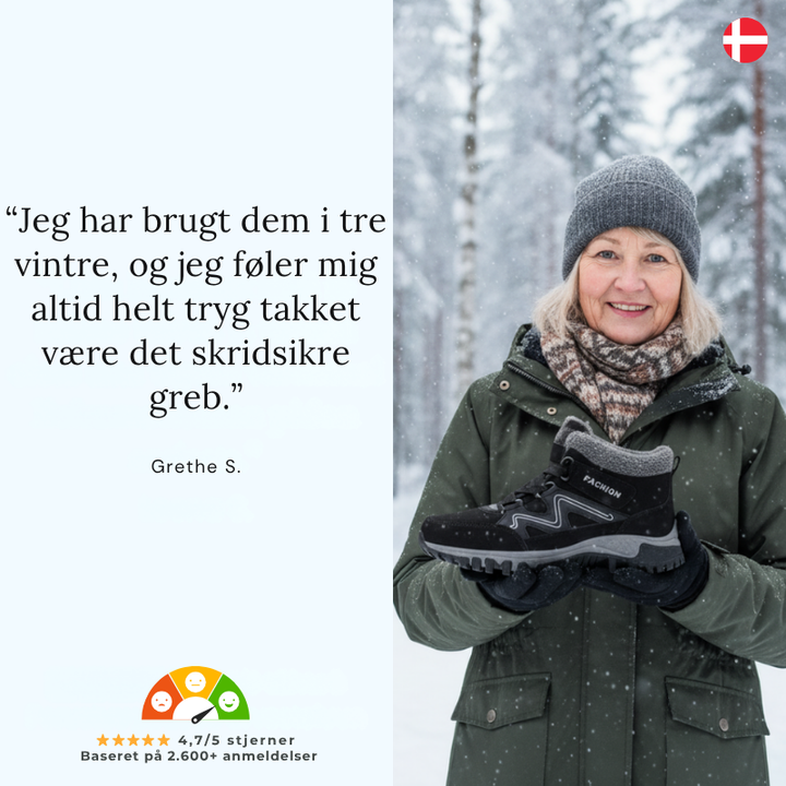 TrygSko™ | Skridsikre vintersko med godt greb