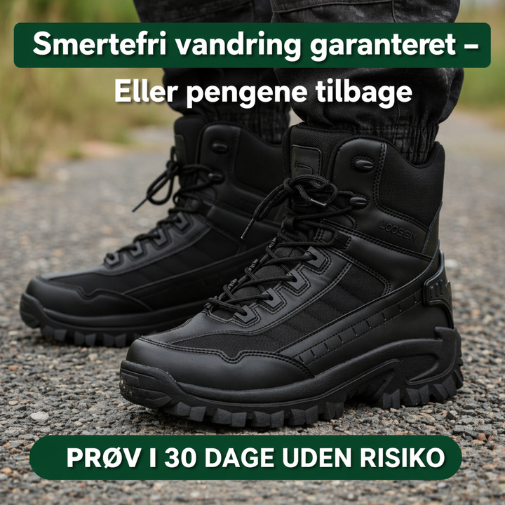 VandreSikker™ | Vandtætte sko med stabil støtte