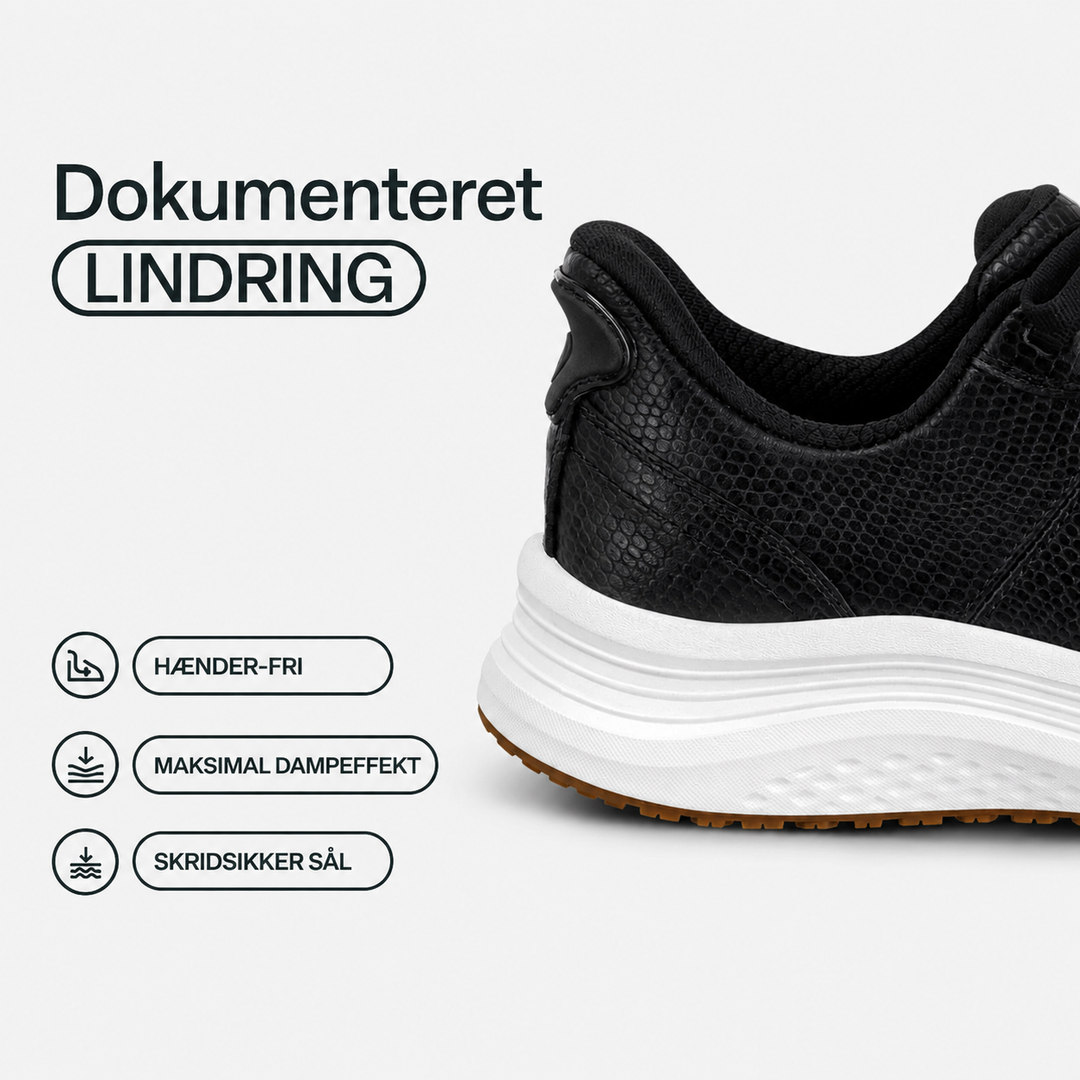 Vera™ | Hands-free komfort-sneaker i sort