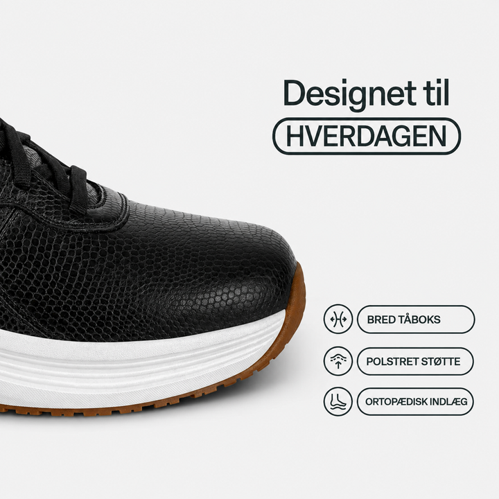 Vera™ | Hands-free komfort-sneaker i sort